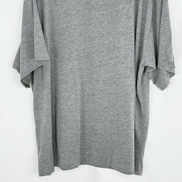 H&M Mens Graphic Football T-Shirt Size L Gray Short Sleeve - Picture 6 of 9